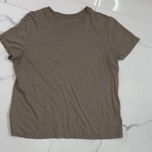 Casual Taupe T-Shirt